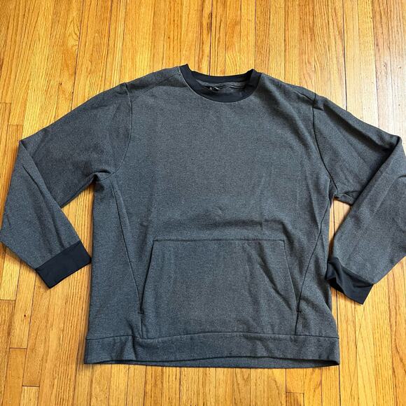 Prana Sweatshirt Mens XL Gray Crew Hiking Outdoor Shirt - Picture 1 of 8